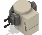 Assembling the bracket on to the gimbal