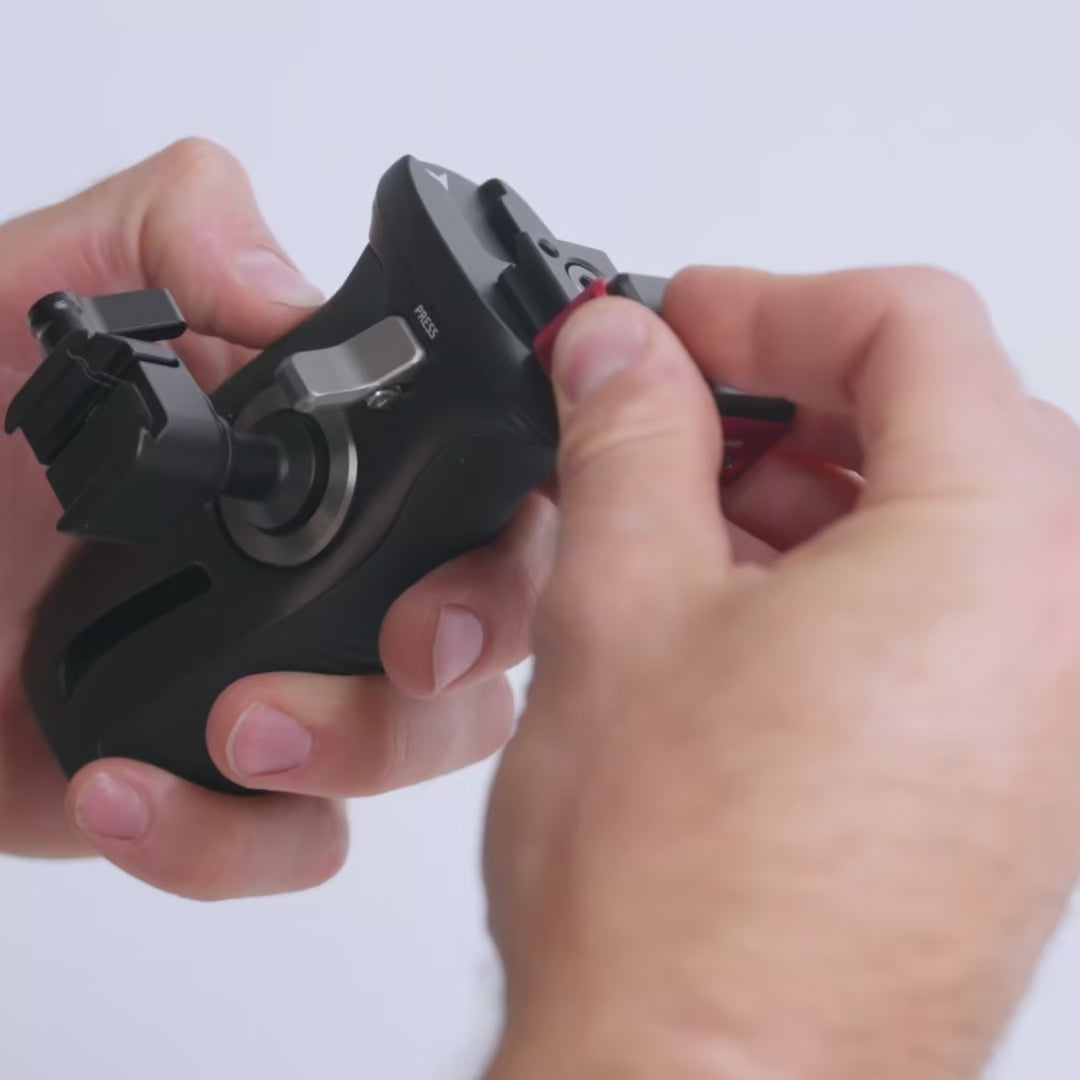 Quick Release assembled on handle